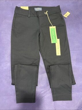 Old Navy Black Pixie Mid-Rise Full Length Ankle Trousers